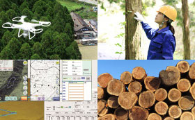 資源量把握・境界明確化・木材検収に対応「スマート林業」におけるICT技術のご提案
